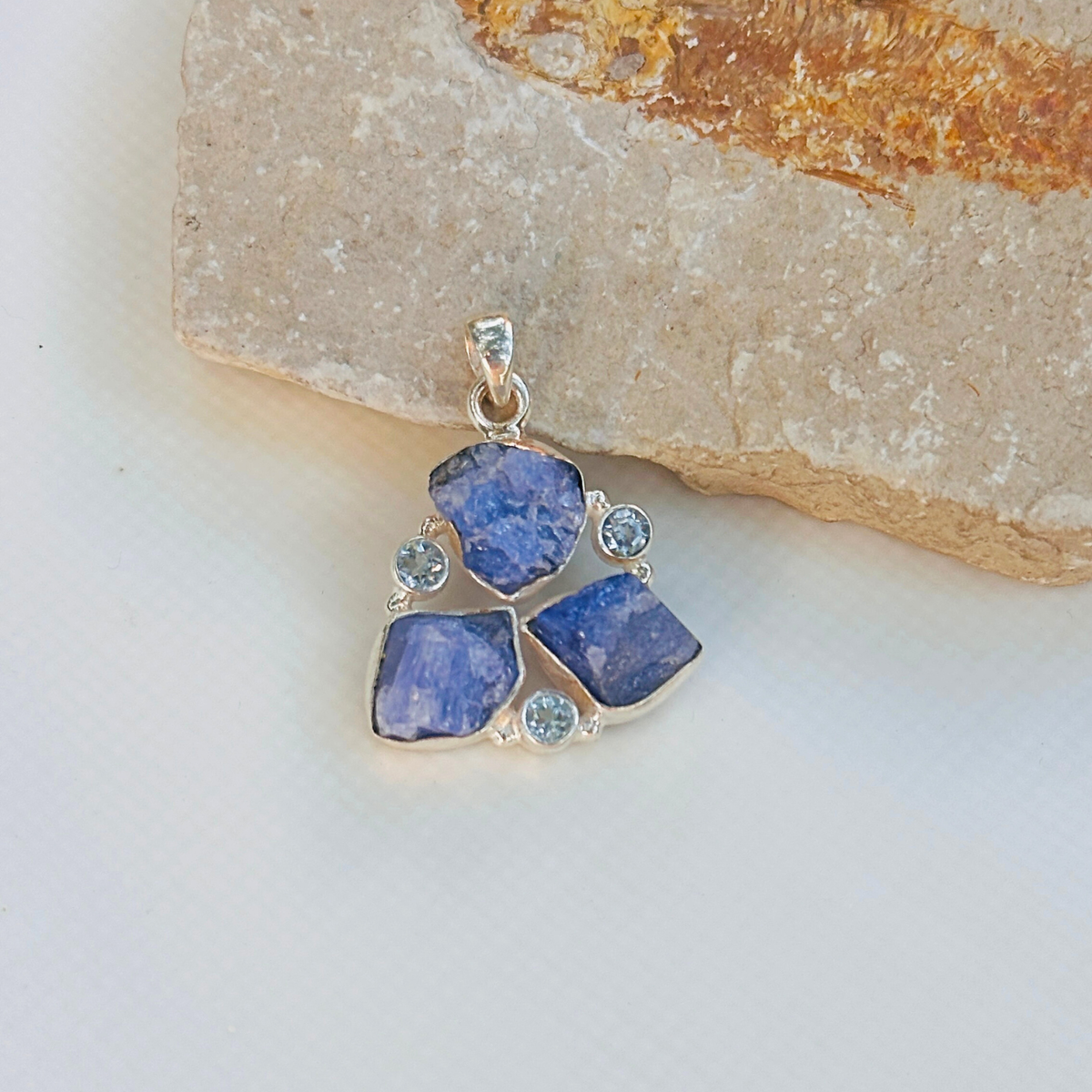 Zel Multi Stone Silver 925 Pendant