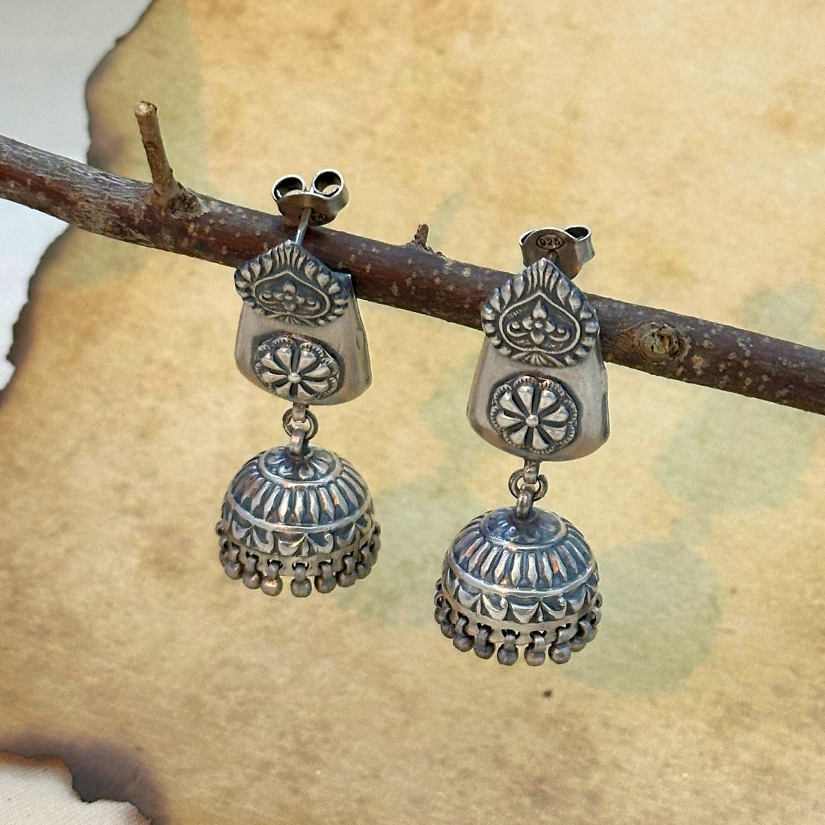 Arnit Traditional Silver 925 Earrings