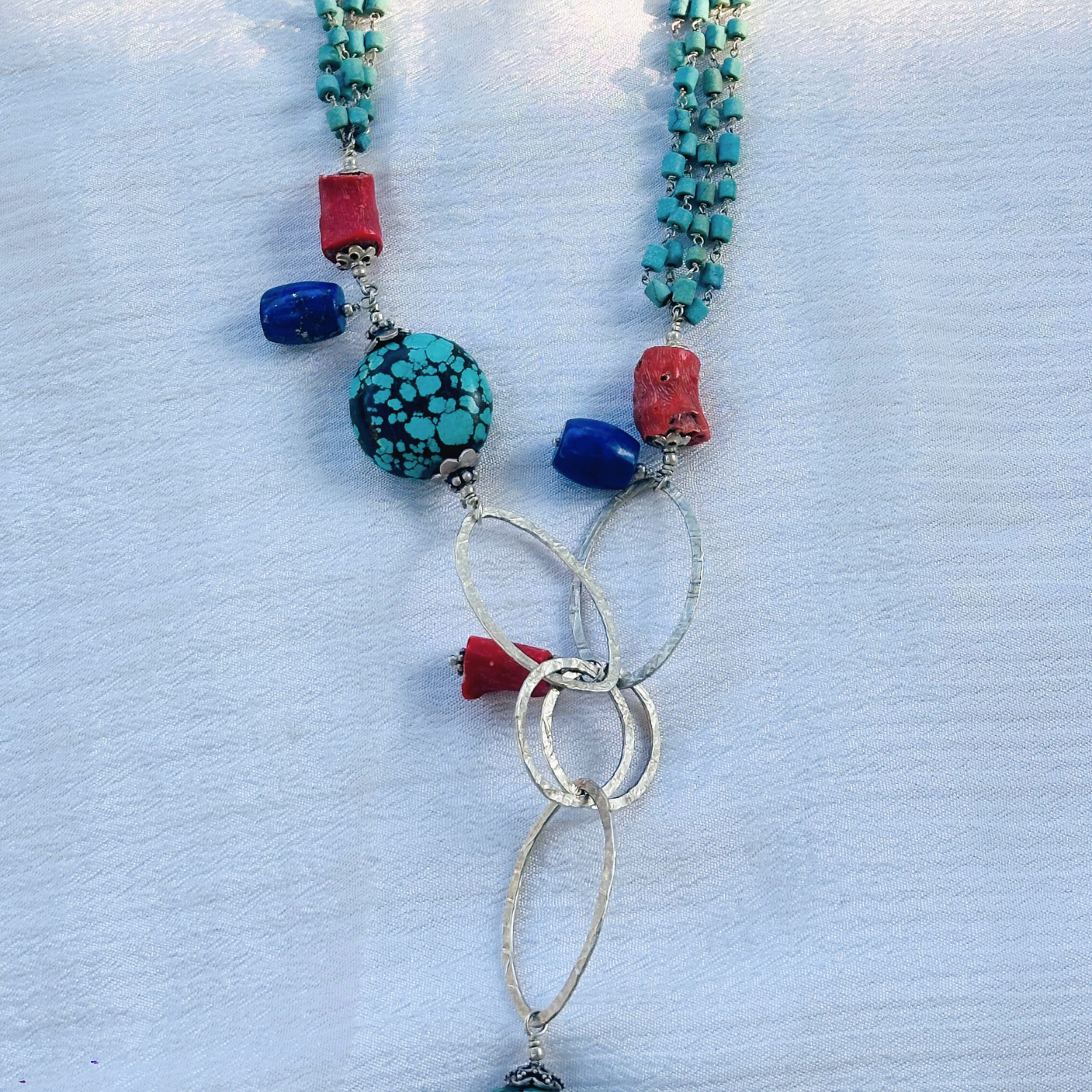 Norris Turquoise Silver 925 Necklace