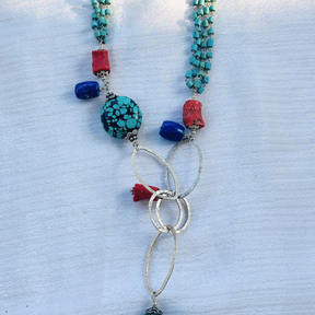 Norris Turquoise Silver 925 Necklace