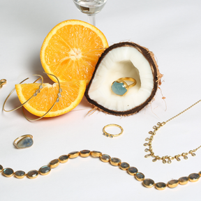 Dylan Labradorite 18K Gold Plated Silver 925 Necklace