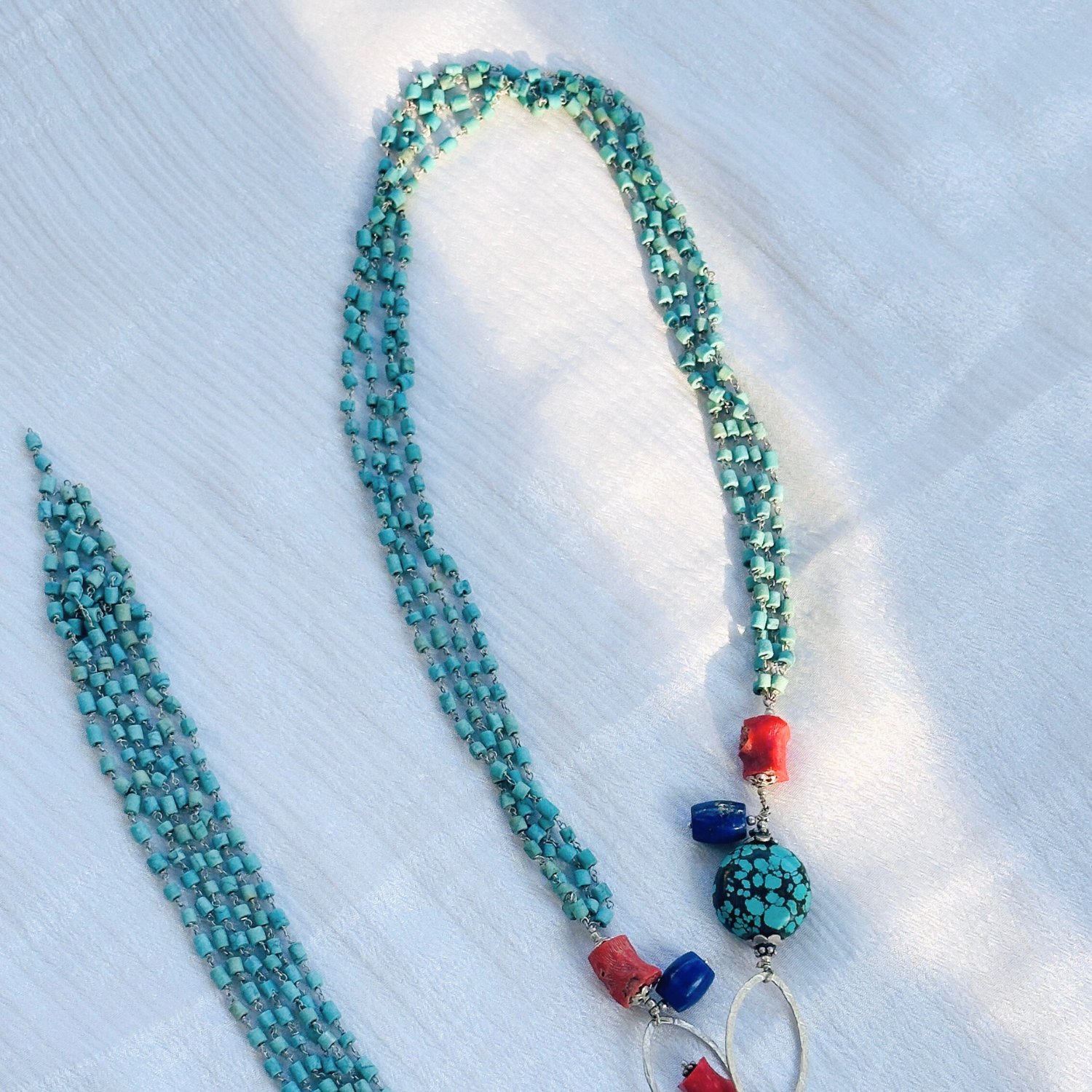 Norris Turquoise Silver 925 Necklace