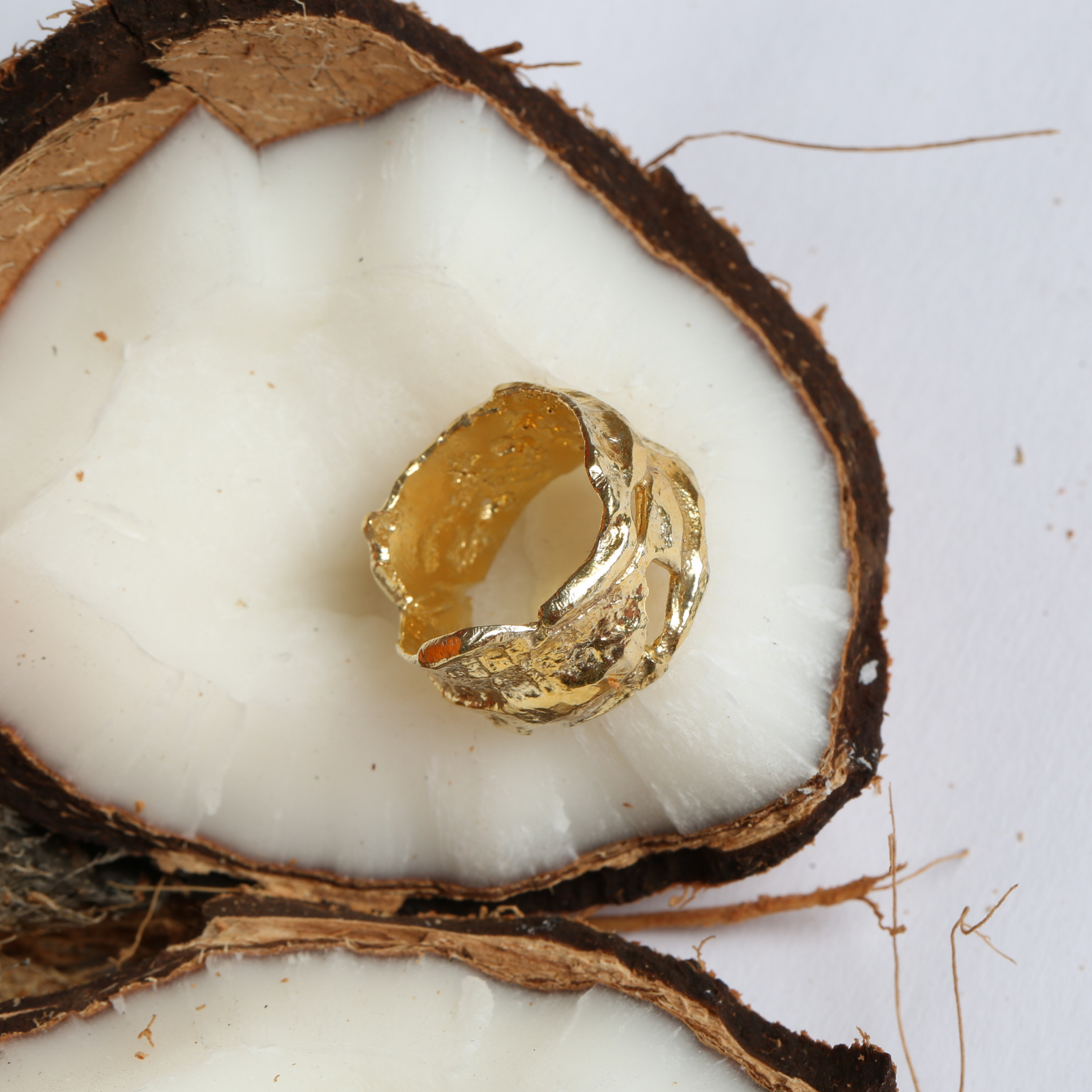 Vesper Gold Plated Silver 925 Ring