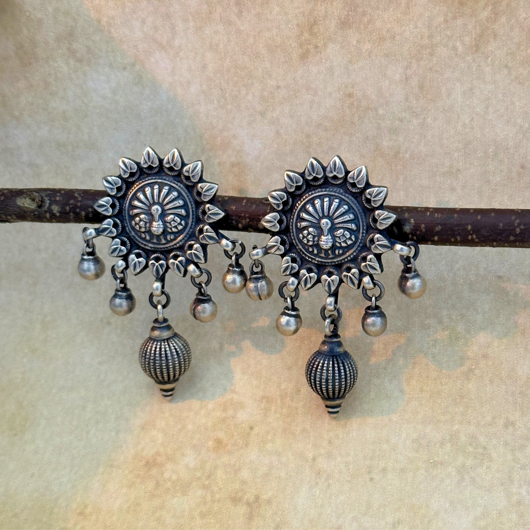 Juhi Traditional Silver 925 Earrings