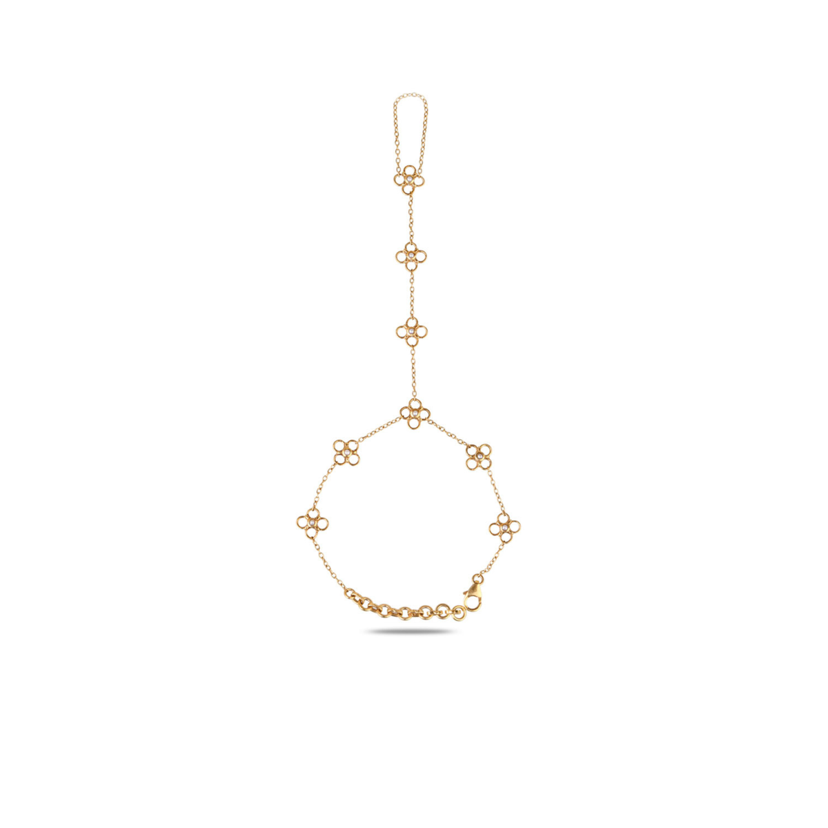 Chayla 18K Gold Plated Silver 925 Hathphool