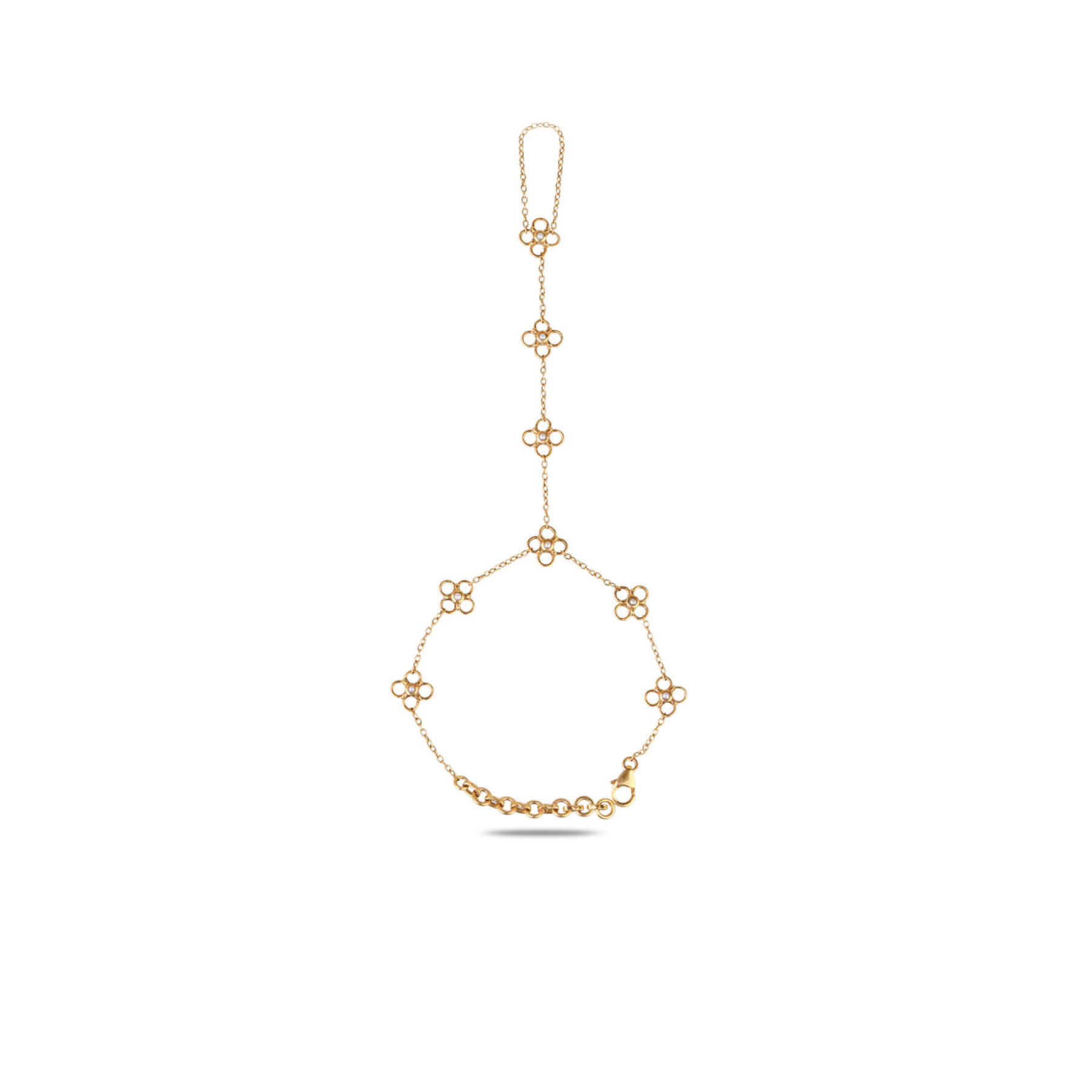 Chayla 18K Gold Plated Silver 925 Hathphool