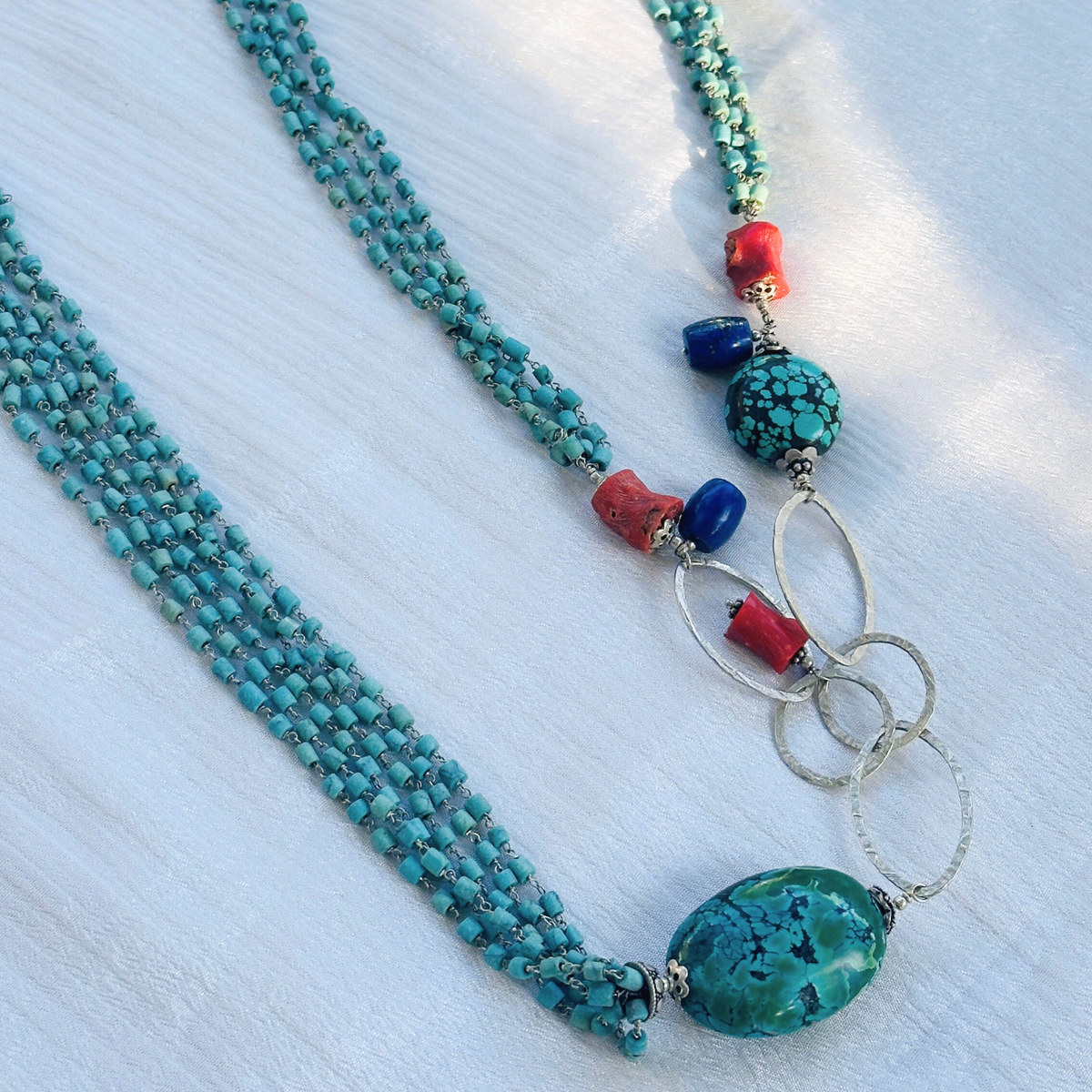 Norris Turquoise Silver 925 Necklace