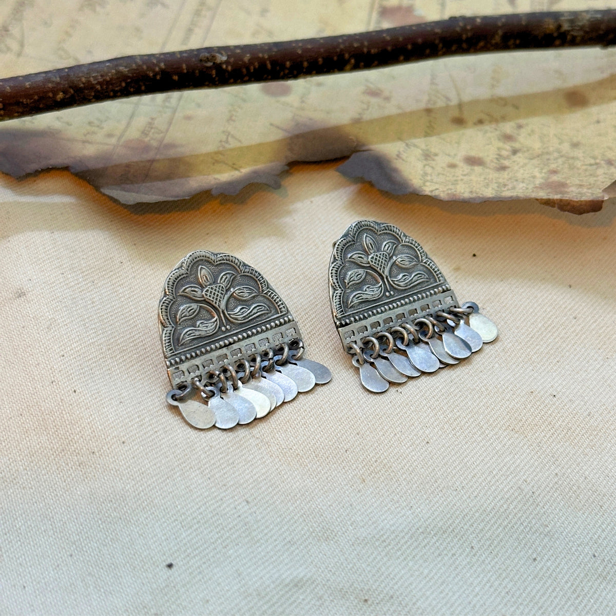 Aarohi Traditional Silver 925 Earrings