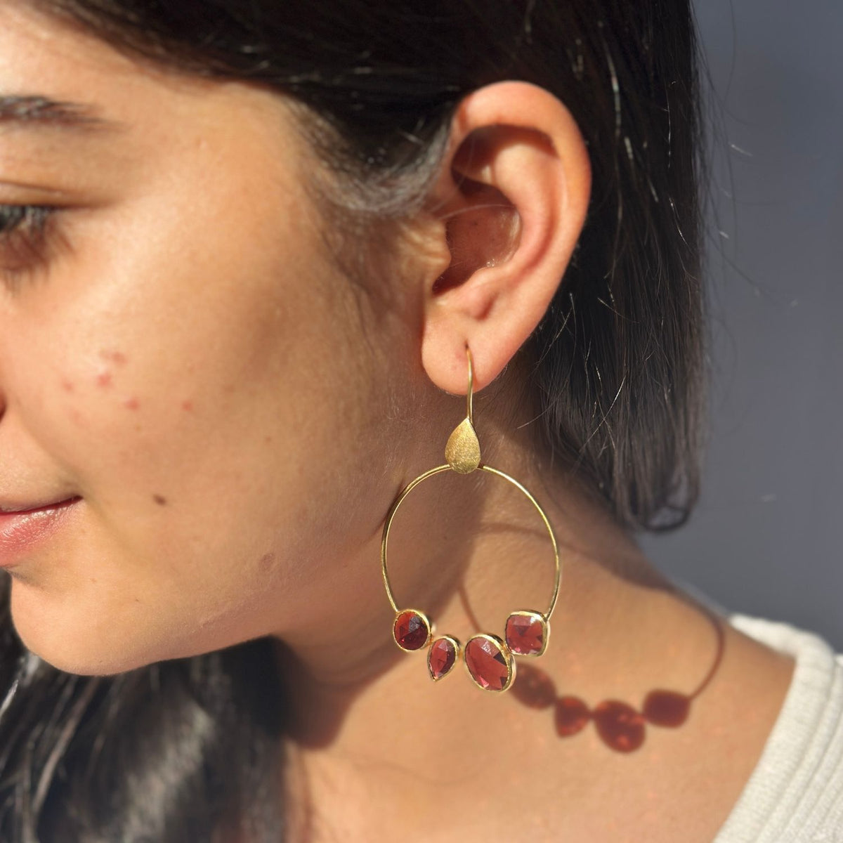 Sera 18K Gold Plated Silver 925 Earrings