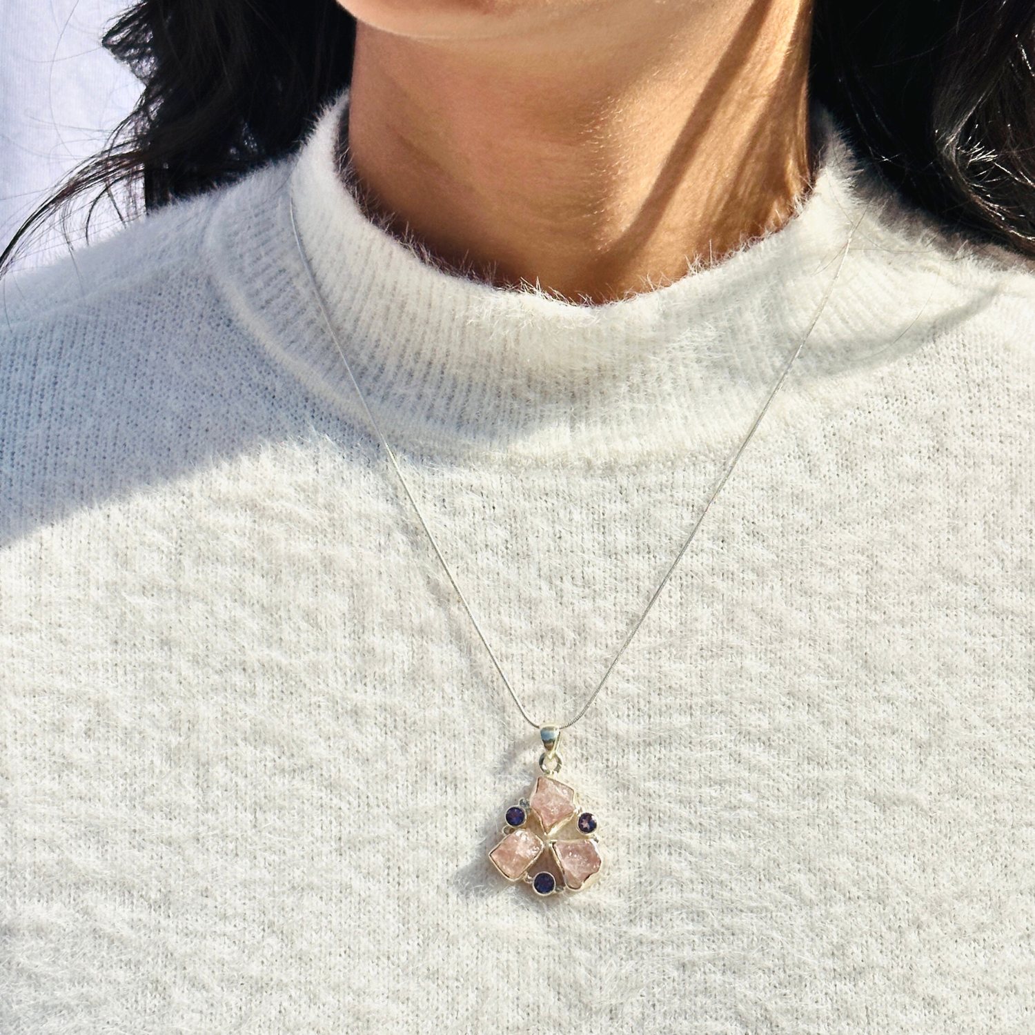 Alea Multi Stone Silver 925 Pendant