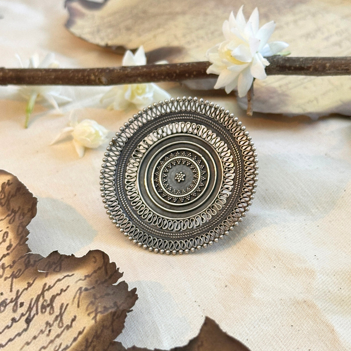 Chakra Silver 925 Ring