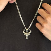 Goat Silver 925 Men's Pendant