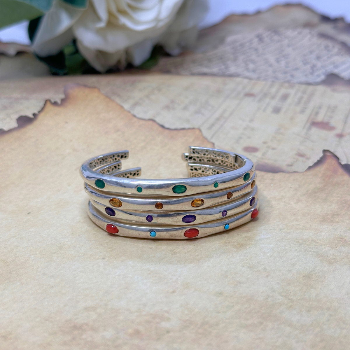 Arita Traditional Silver 925 Cuff Bangle