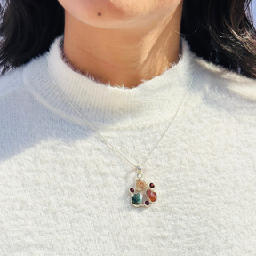 Alea Multi Stone Silver 925 Pendant