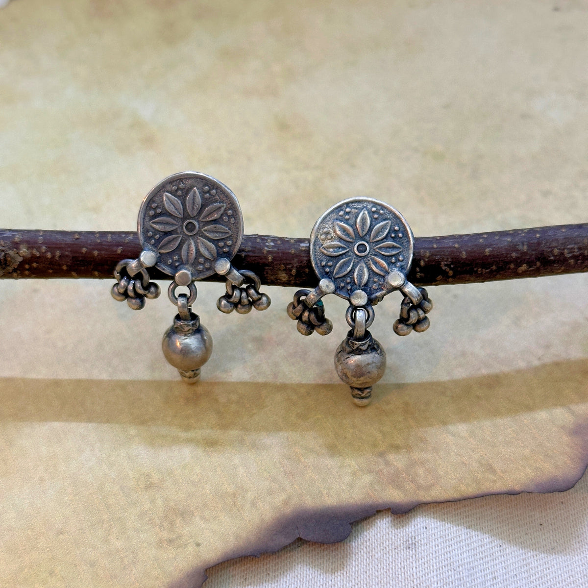 Kavye Traditional Silver 925 Earrings
