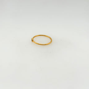 Orion Diamond Gold Plated Silver 925 Ring
