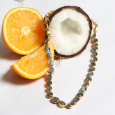 Dylan Labradorite 18K Gold Plated Silver 925 Necklace