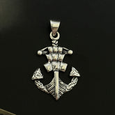 Hook Silver 925 Men's Pendant