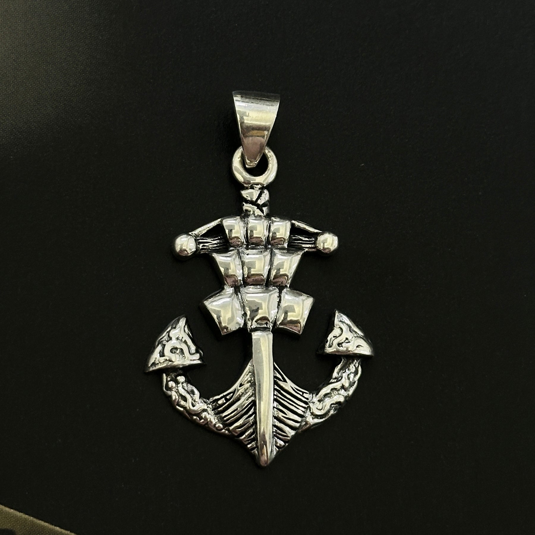 Hook Silver 925 Men's Pendant