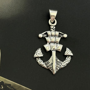 Hook Silver 925 Men's Pendant