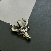 Goat Silver 925 Men's Pendant