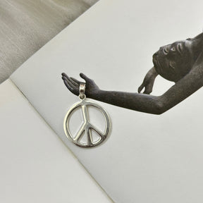 Peace Silver 925 Men's Pendant