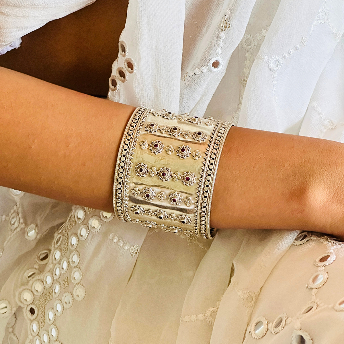Ojasvi Silver 925 Cuff Bangle
