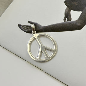 Peace Silver 925 Men's Pendant