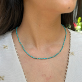 Heu Turquoise 18k Gold Plated Silver 925 Necklace