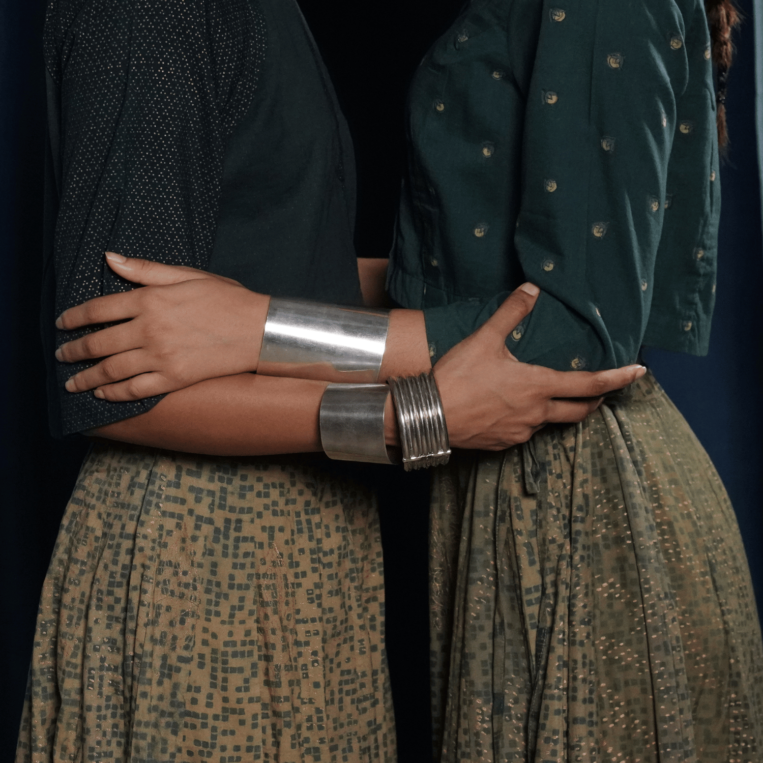 Mihika Silver 925 Cuff Bracelet