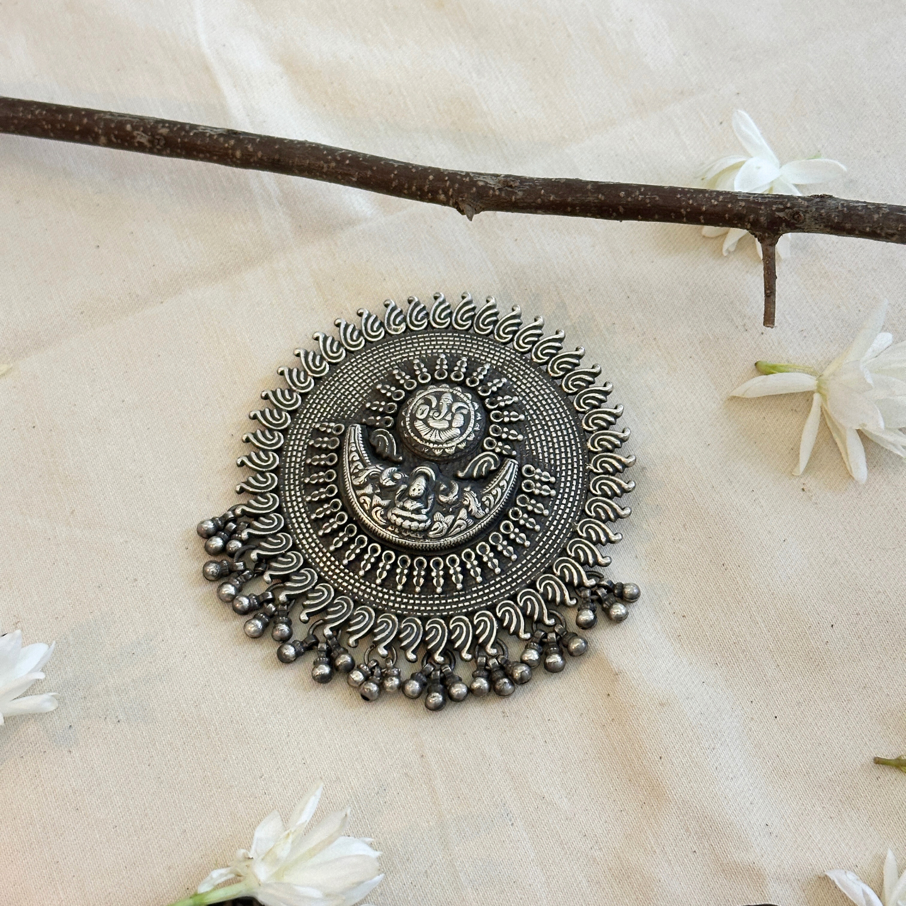 Chandra Traditional Silver 925 Pendant
