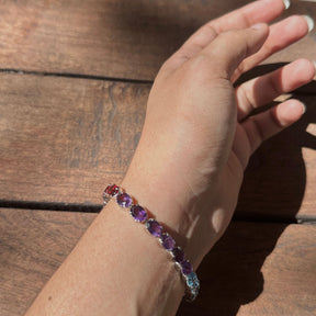 Iawson Color Stone 925 Silver bracelet