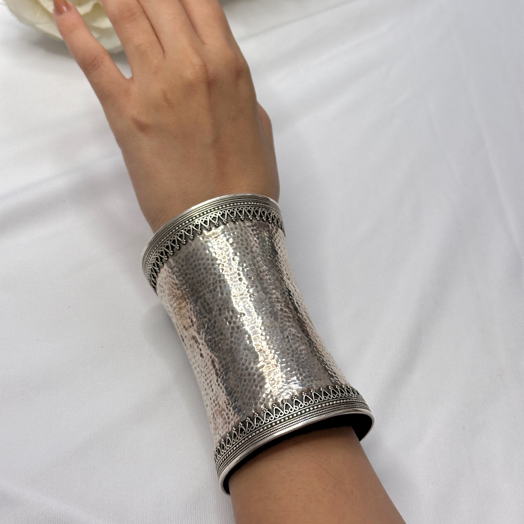 Dhriti Traditional Silver 925 Cuff Bangle