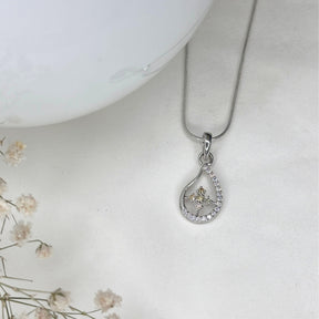 Isolde Silver 925 Diamond Pendant