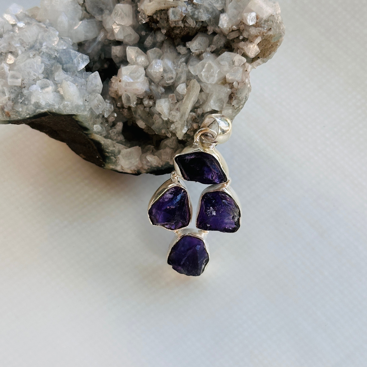 Auralis Multi Stone Silver 925 Pendant