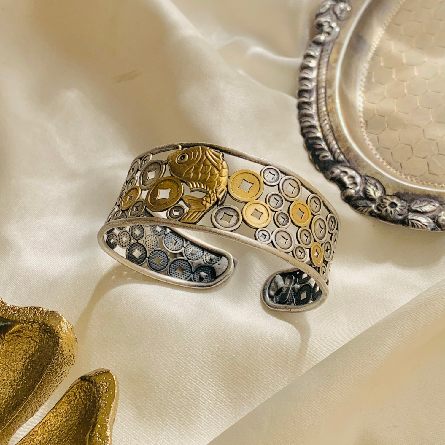 Yellow gold 2025 plated silver