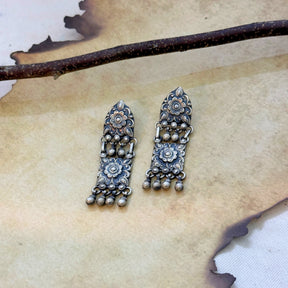Zari Traditional Silver 925 Earrings