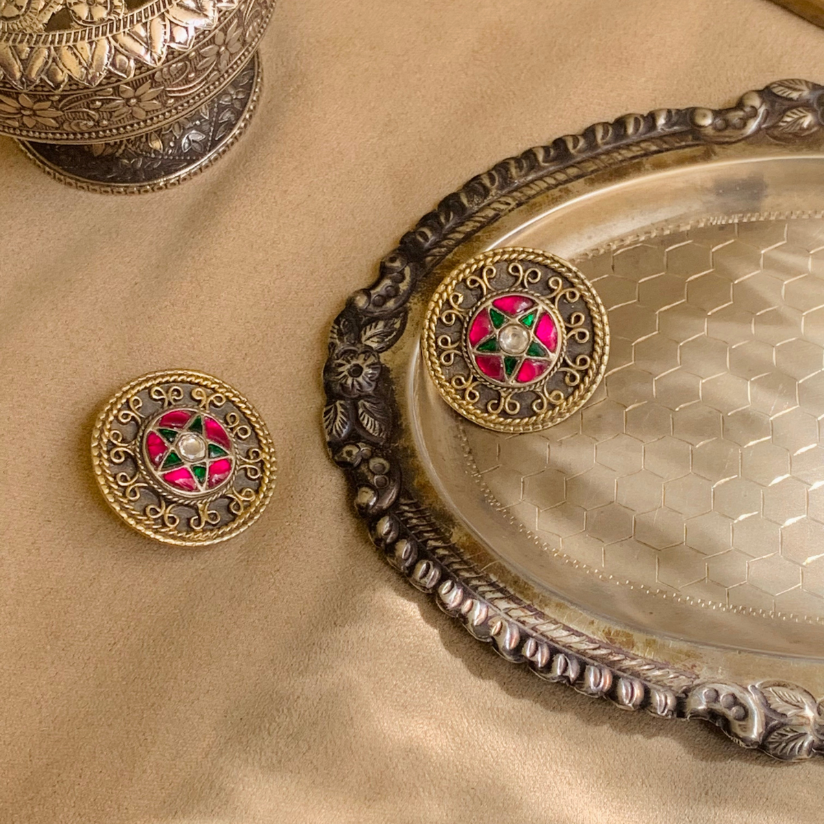 Kirti Gold Plated Silver