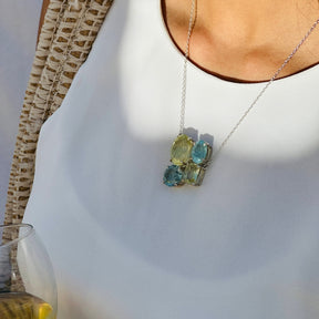 Awaroa Aquamarine Silver 925 Necklace