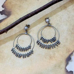 Fiza Traditional Silver 925 Earrings