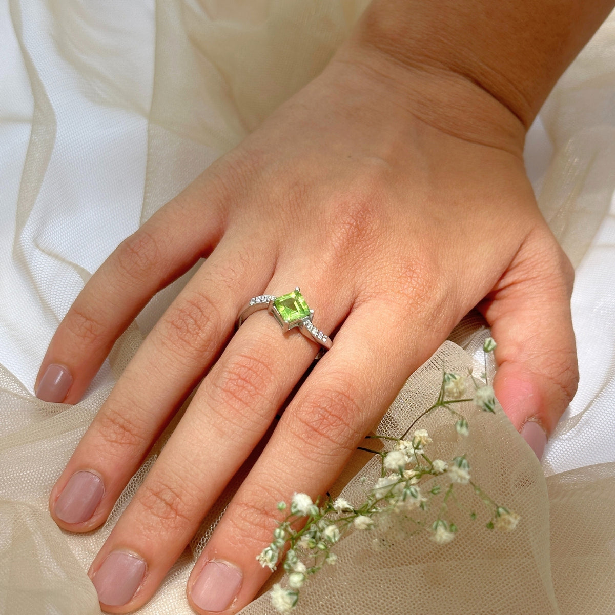 Serina Gemstone Silver 925 Ring