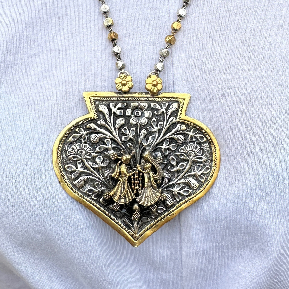 Amol Traditional Silver 925 Necklace