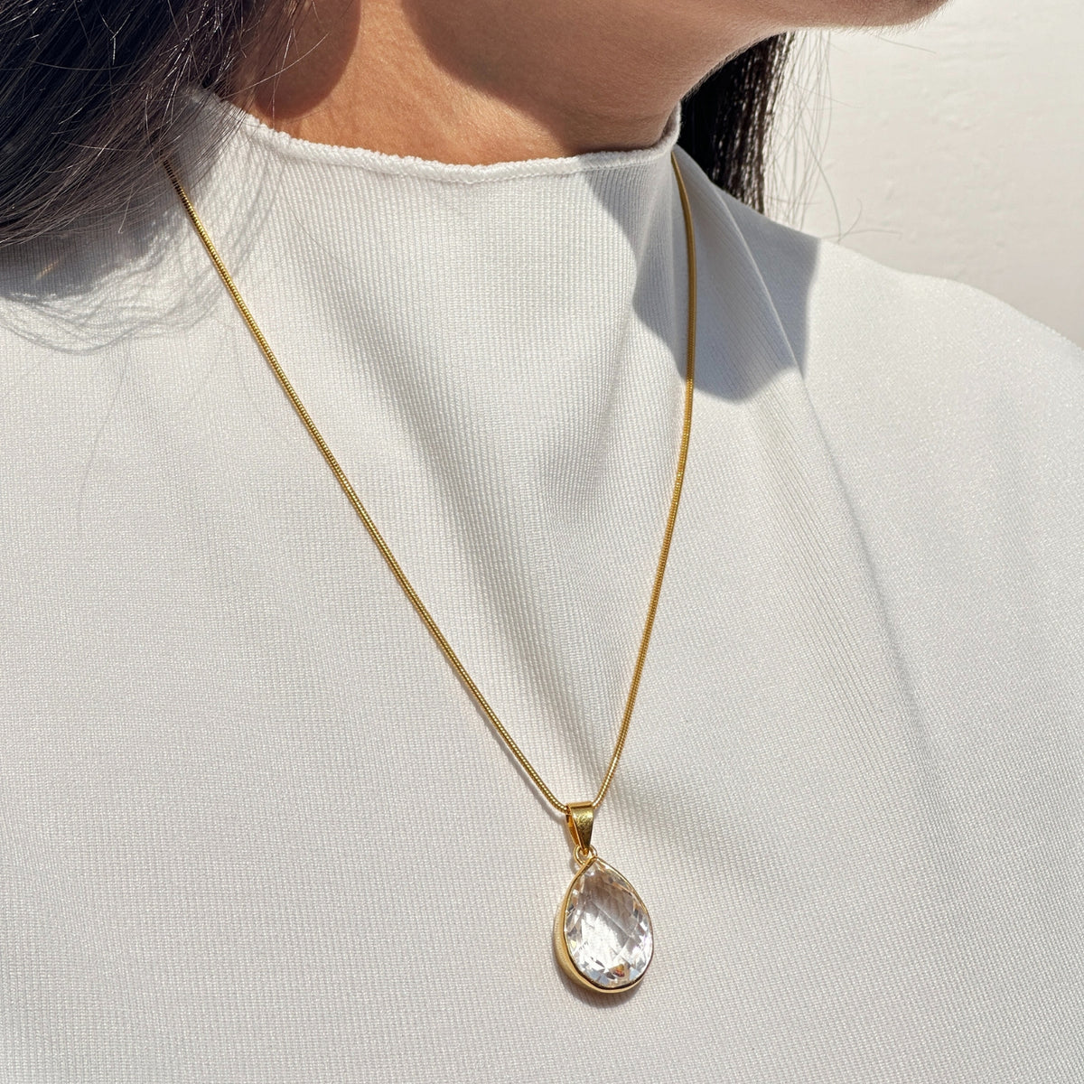 Pablo Pendant 18K Gold Plated Silver Necklace