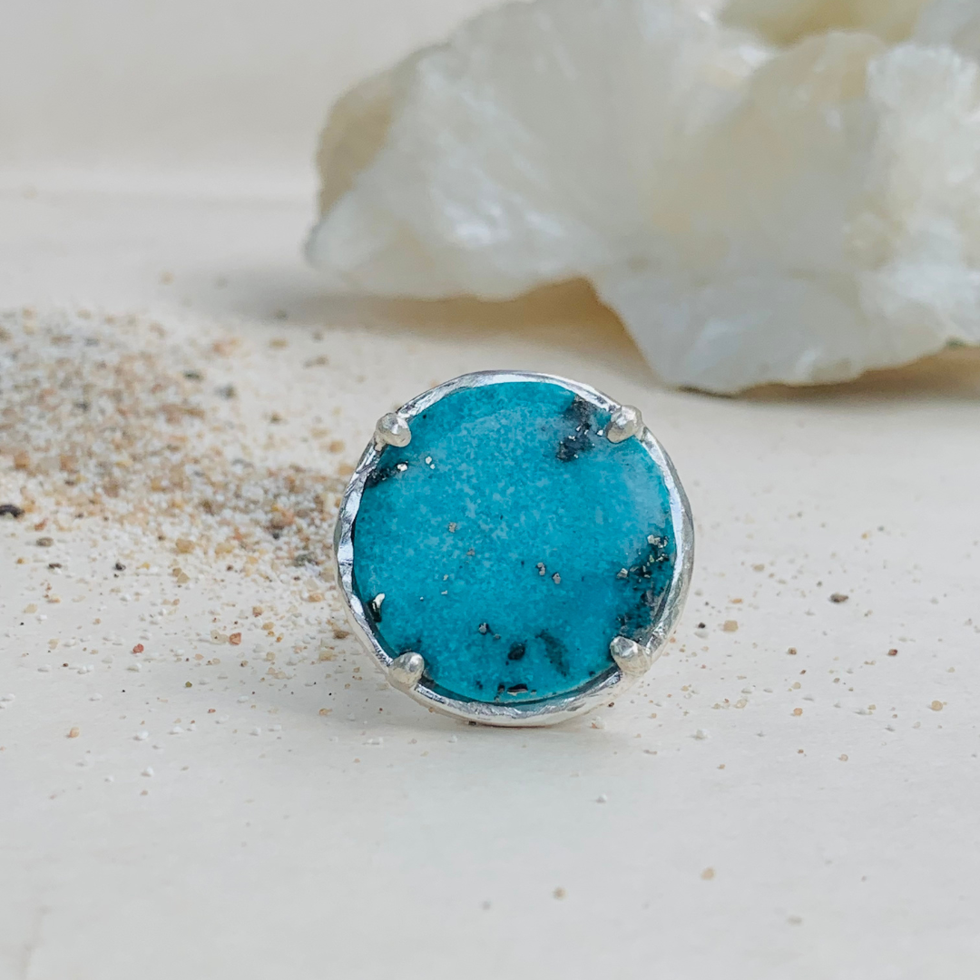 Daria Turquoise Silver Ring