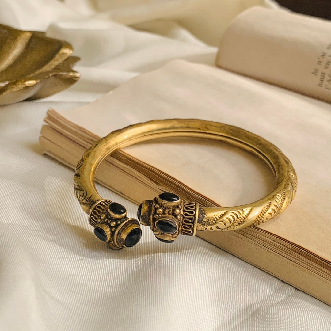 Divyam Gold Plated Silver Bangle