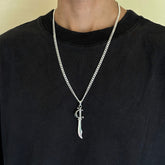 Sword Silver 925 Men's Pendant