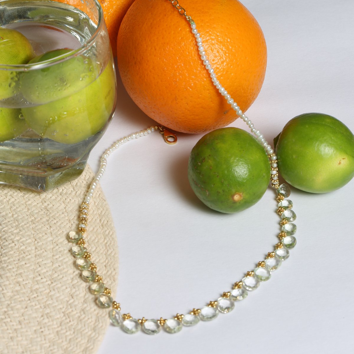 Slea Colorstone 18K Gold Plated Silver 925 Necklace