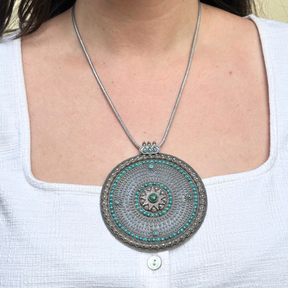 Zarqa Traditional Silver 925 Pendant