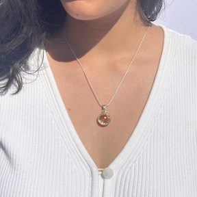 Rnu Citrine Silver 925 Pendant