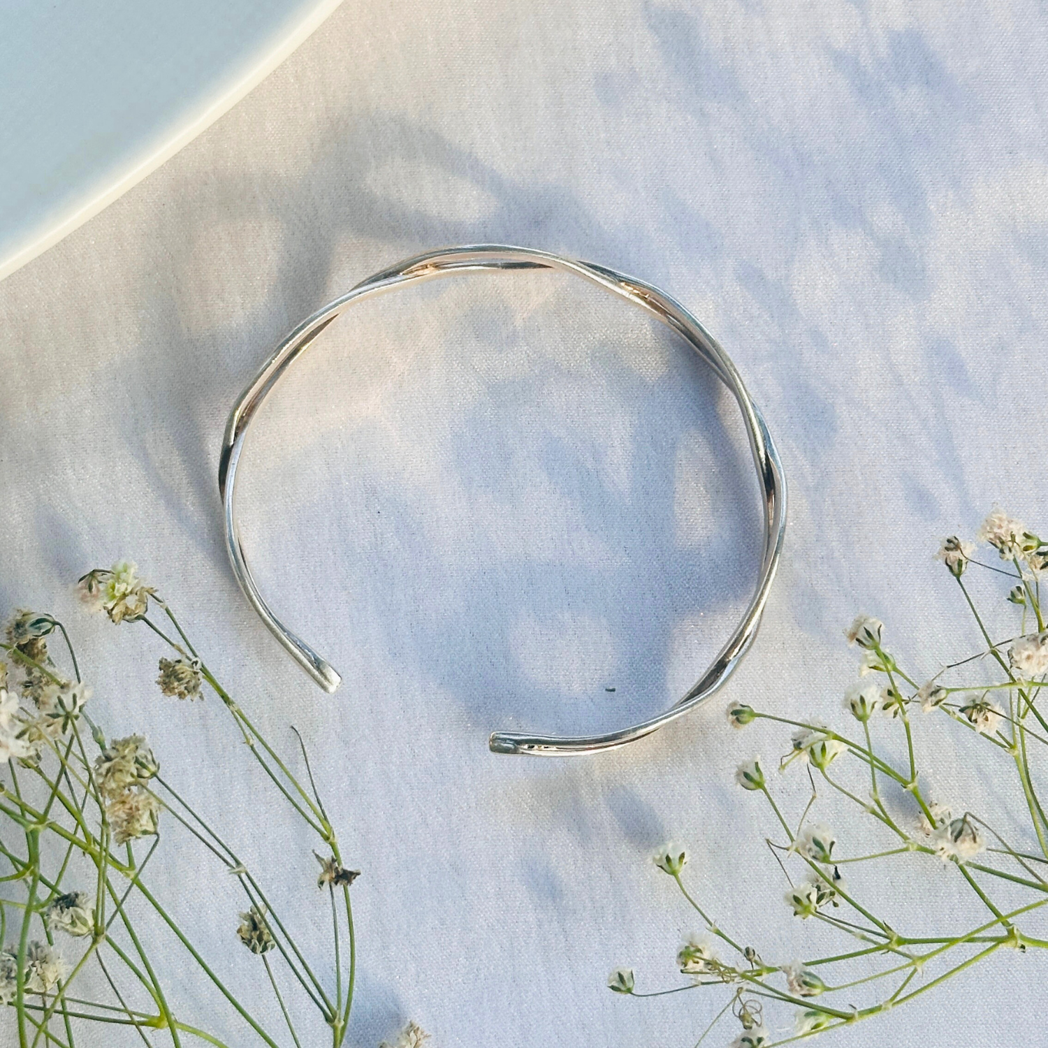 Mila Silver 925 Cuff Bangle